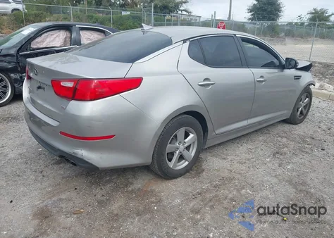 2015 Kia Optima Lx из США, поврежденный, VIN 5XXGM4A79FG445270